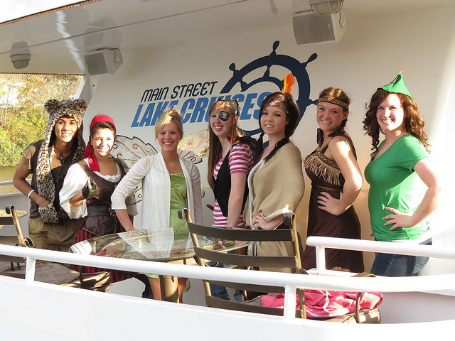 Themed party on a Branson cruise at Main Street Lake Cruises