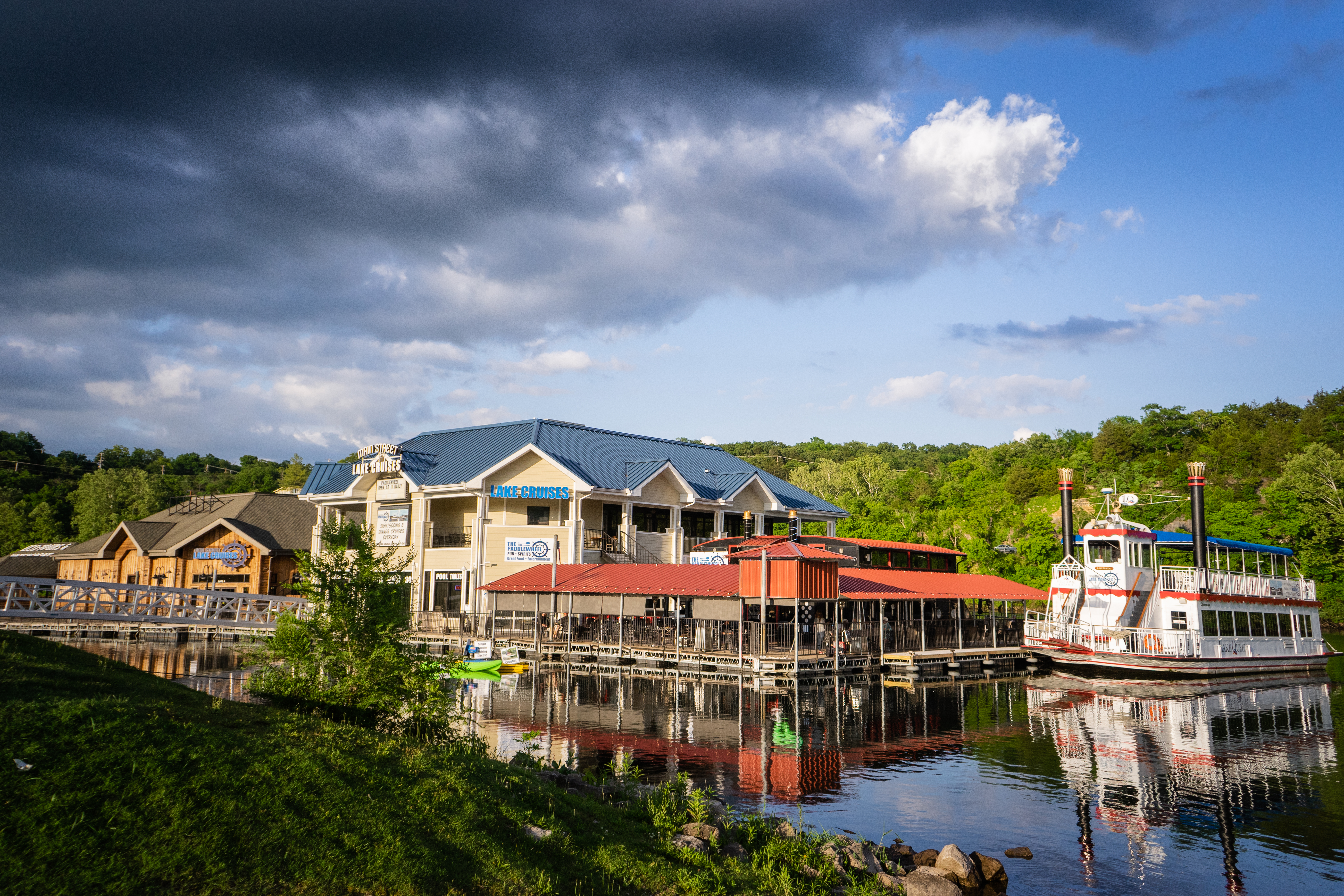 Main Street Marina. Home of Main Street Lake Cruises and The Paddlewheel