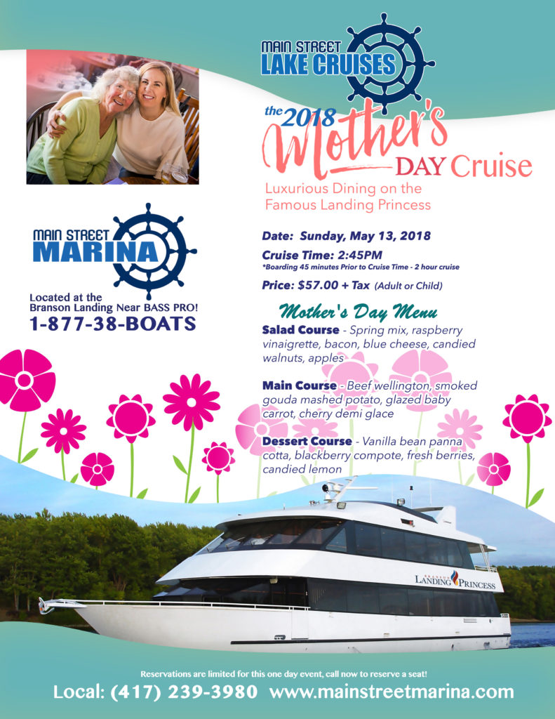 Mother's Day Cruise Main Street Lake Cruises